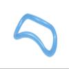 MAKISPORTS Stretch Equipment Wave Stretch Ring, Plastic, Classic Color, Unisex, Blue view 1
