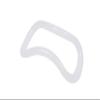 MAKISPORTS Stretch Equipment, Wave Stretch Ring, Plastic, Classic Color, Unisex, White view 1