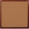 Aarco CBC3648S Enclosed Hinged Souvenir and Memorabilia Display Case, Hand-Stained Hardwood Case, Natural Cork Background, Cherry Finish, 36H x 48W