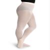 Capezio womens Studio Basics Footed tights, Ballet Pink, Large-X-Large US view 3