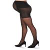 MeMoi Maternity Sheer Pantyhose for Women, Extra Large Waist Pregnancy Shapewear, 12 Denier - Sizes Small to Q2, Black, Small/Medium view 1