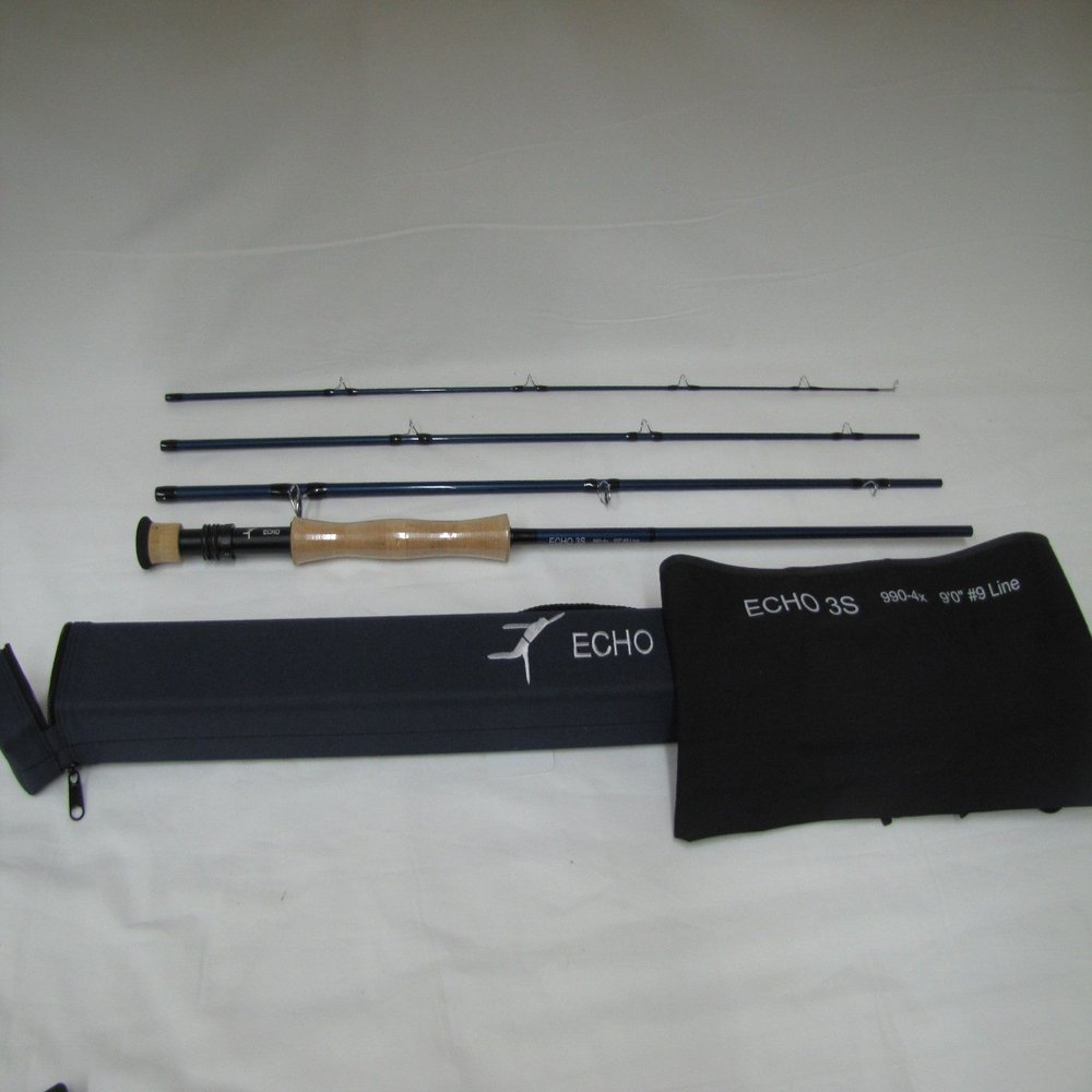 ECHO 3 SALTWATER FLY ROD 9'0" - 9 WT - 4 PC