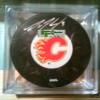 Dion Phaneuf Autographed Hockey Puck - COA - Autographed NHL Pucks view 1
