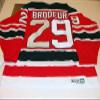Autographed Martin Brodeur Uniform - Rookie 29 - Autographed NHL Jerseys view 1