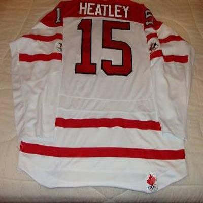 Signed Dany Heatley Jersey - Team Canada 2010 Olympics - Autographed NHL Jerseys