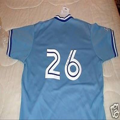Willie Upshaw Autographed Jersey - Retro - Autographed MLB Jerseys