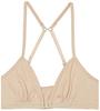 Fruit of the Loom Big Girls' CottonConvertible Bralette, Black/White/Sand, 30(Pack of 3) view 2