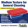 STAR BRITE Medium Red Scrub Pad with Interchangeable Handle - Versatile Cleaning for Most Tasks Including Aluminum Restoration, Teak & Fine Wood Cleaning (Red) Medium (040130) view 3