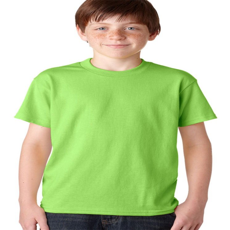Hanes Boys ComfortBlend EcoSmart Crewneck(5370)-Lime-L
