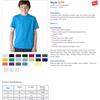 Hanes Boys ComfortBlend EcoSmart Crewneck(5370)-Lime-L view 2