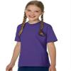 Hanes Youth Tagless Tee (Purple) (XS) view 2