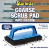STAR BRITE Scrub Pad with Handle (Coarse) (Black) (040131) view 2