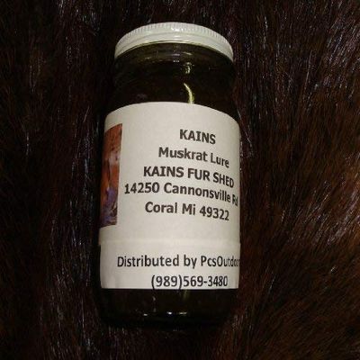 Kains Fur Shed Muskrat Lure - 8 oz Jar