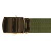 Fox Outdoor Products Brass Plated Roller Web Belt, Olive Drab, 54" view 1