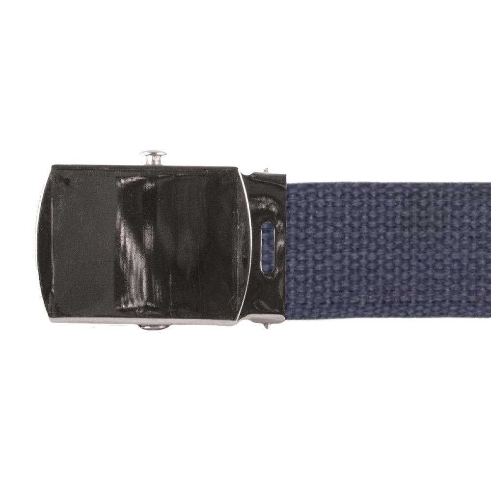 Fox Outdoor Products Nickel Roller Web Belt, Navy, 54"