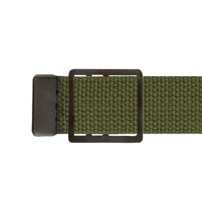 Fox Outdoor Products Black Metal Open Face Web Belt, Olive Drab, 44"