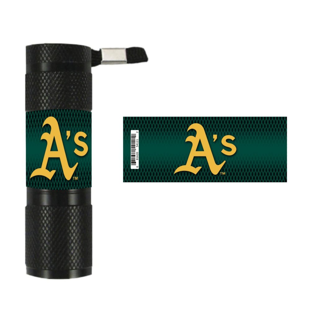 FANMATS 62277 - Oakland Athletics LED Pocket Flashlight - 3.5in. X 1in.