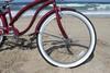 Firmstrong Bella Fashionista Women's Beach Cruiser Bicycle, 7 Speed Bicycle, 26 Inch Wheels, Burgundy view 3