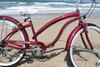 Firmstrong Bella Fashionista Women's Beach Cruiser Bicycle, 7 Speed Bicycle, 26 Inch Wheels, Burgundy view 4