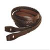 Tory Leather Braided Flared Rein 5/8 x 7ft BRN view 2