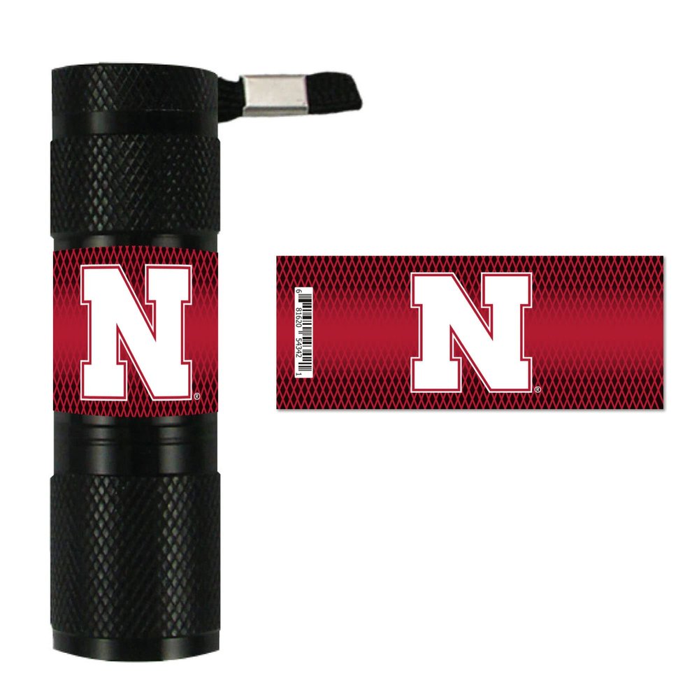 FANMATS University of Nebraska LED Pocket Flashlight - 3.5in. X 1in.
