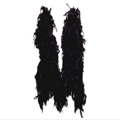 ZUCKER Feather Chandelle Boa - (72 Inch) Lightweight Feather Boas for Party- Roaring 20's Costume, Mardi Gras Boa