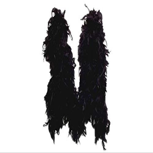 ZUCKER Feather Chandelle Boa - (72 Inch) Lightweight Feather Boas for Party- Roaring 20's Costume, Mardi Gras Boa
