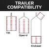 Caliber Grip Glides Enclosed Trailer Door Set 13351, 32-pc view 4