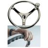 Edson 14.5" SS Comfort Grip Steering Wheel w/PowerKnob view 1
