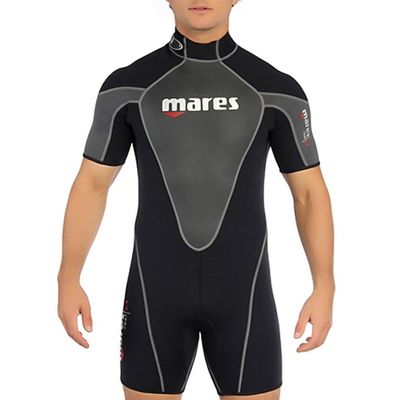 Mares Mens Reef 2.5mm Shorty (Small, Black/Silver)