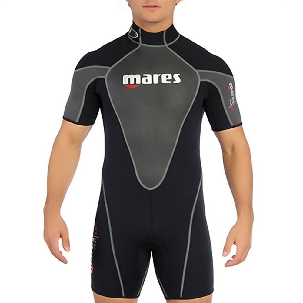 Mares Mens Reef 2.5mm Shorty (Small, Black/Silver)
