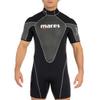 Mares Mens Reef 2.5mm Shorty (Small, Black/Silver) view 1