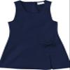 Classroom Big Girls' Zig Zag Jumper Printed Dress, Navy Blue, 10 view 1