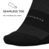 Feetures High Performance Max Cushion Quarter Sock for Women & Men - Moisture-Wicking Athletic Socks - Black, XL (1 Pair) view 3