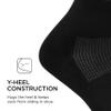 Feetures High Performance Max Cushion Quarter Sock for Women & Men - Moisture-Wicking Athletic Socks - Black, XL (1 Pair) view 4