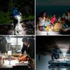 Telescopic Camping Lights Rechargeable Led Work Light with Stand Multifunction 18000 mAh Lanterns Portable Job Site Lighting Cordless Dimmable Flame Tent Lamp 7500lm Power Supply view 4