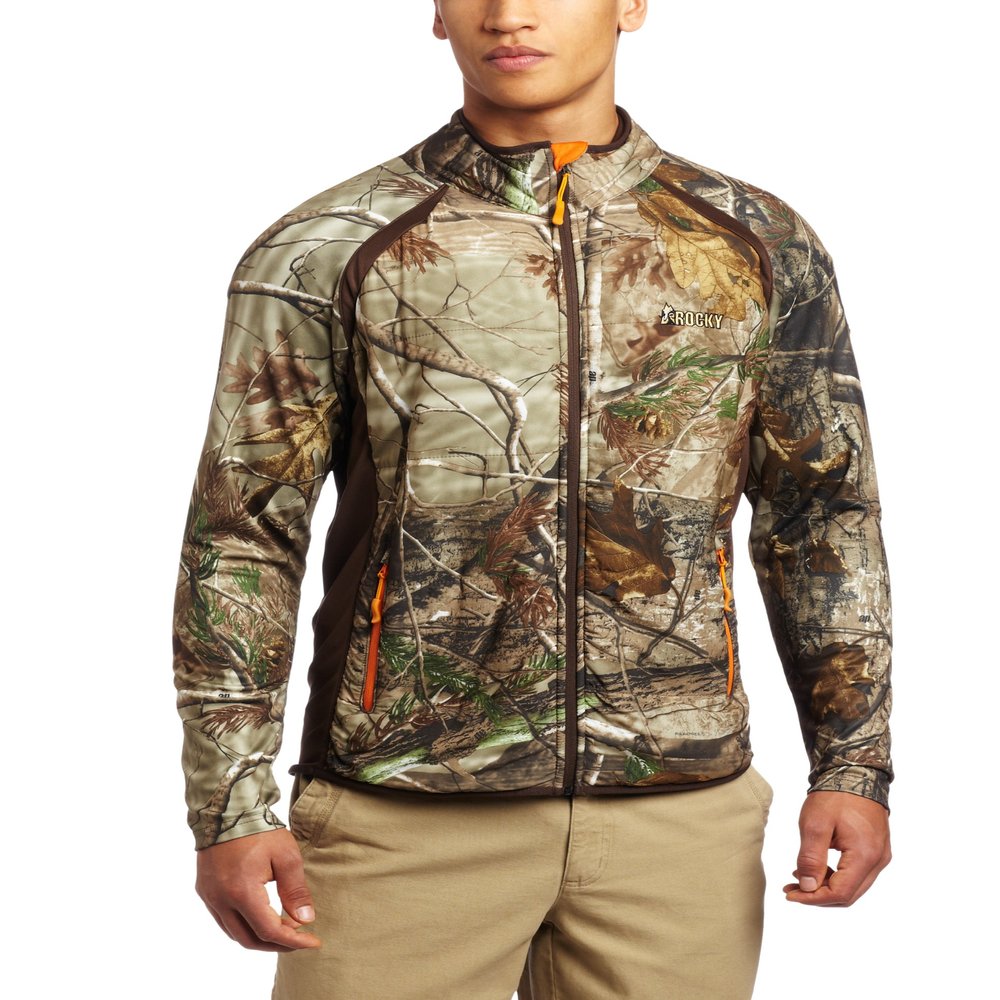 Rocky Men's Mountain Stalker Hybrid Long Sleeve Quilted Core Coat (Realtree AP, XX-Large)