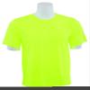 ERB 14107 Model 9601 Non-ANSI Jersey Knit Short Sleeves T-Shirt, Hi Viz Lime, M Size view 1