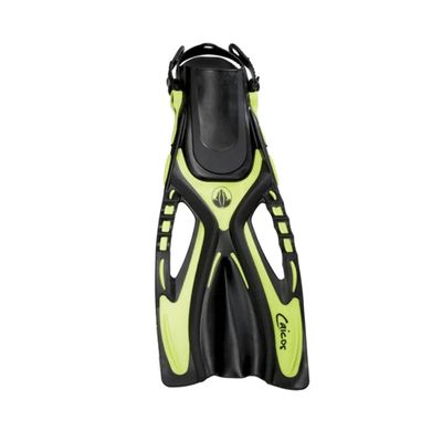 AKONA Caicos Short Blade Snorkeling and Swim Adjustable Fins - Yellow - XS