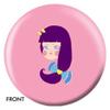 Bowlerstore Products Girl with Purple Hair Designer Bowling Ball (8lbs) view 1