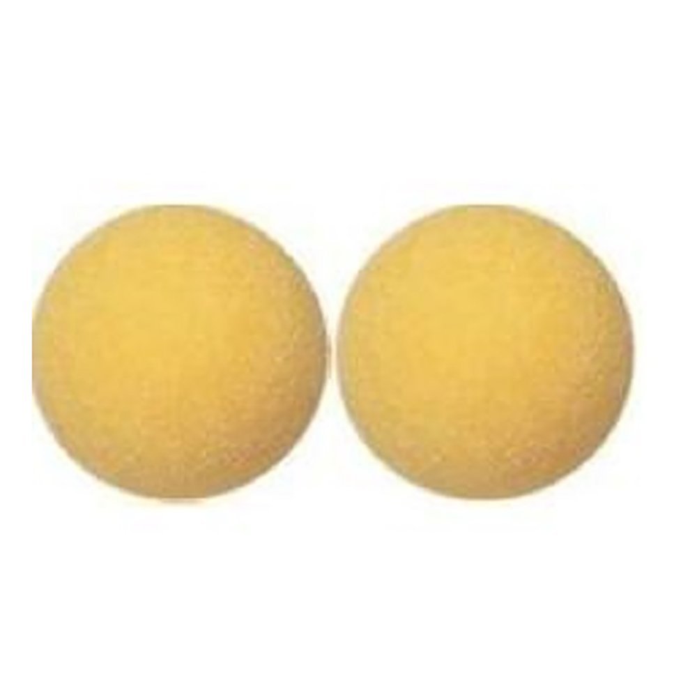 Tornado Official Foosballs Tournament Balls Commercial Quality - Play Like The Pros (2 Balls, Yellow)