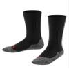FALKE Unisex Kids Active Warm Hiking Socks, Crew, Sweat Wicking, Sporty Winter Clothes, Thick Breathable, Merino Wool, Black (Black 3000), 4-6.5, 1 Pair view 1