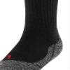 FALKE Unisex Kids Active Warm Hiking Socks, Crew, Sweat Wicking, Sporty Winter Clothes, Thick Breathable, Merino Wool, Black (Black 3000), 4-6.5, 1 Pair view 2
