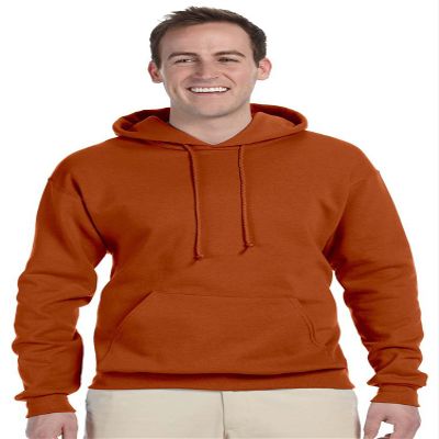 Jerzees Adult 8 oz. NuBlend Fleece Pullover Hood S TEXAS ORANGE
