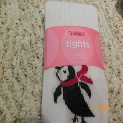 Gymboree Penguin Chalet Girls Size 3- 4 Tights