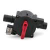 Flow-Rite MV-04-FN01 Livewell Control Valve, Red Arm, V4 Three-Position view 1