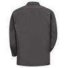 Red Kap Men's Utility Uniform Shirt, Charcoal, Small view 2