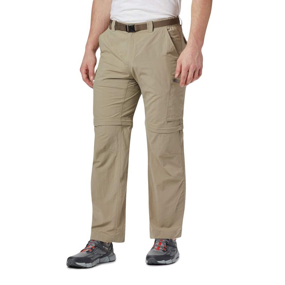 Columbia Men's Silver Ridge Convertible Pant, Breathable, UPF 50 Sun Protection, Tusk, 40x32