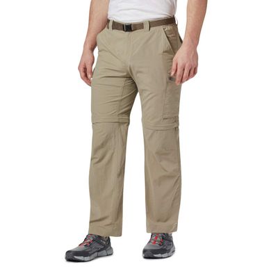 Columbia Men's Silver Ridge Convertible Pant, Breathable, UPF 50 Sun Protection, Tusk, 32x34