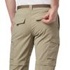Columbia Men's Silver Ridge Convertible Pant, Breathable, UPF 50 Sun Protection, Tusk, 30x30 view 4